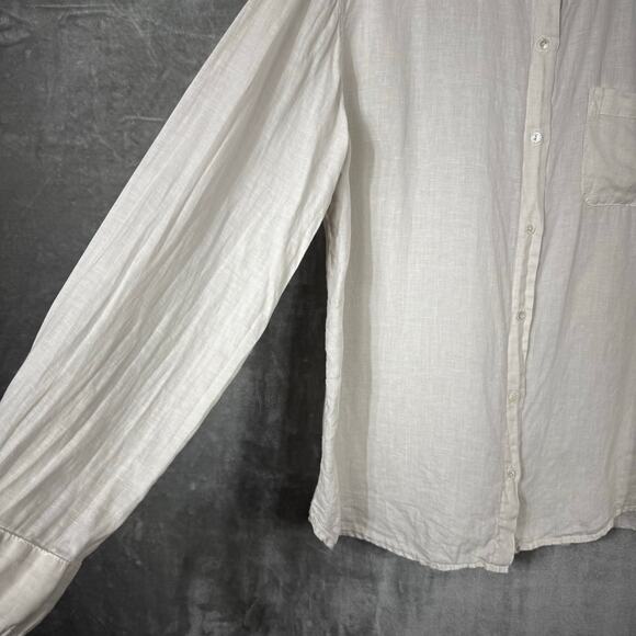 Velvet by‎ Jenny Graham Linen Button up Shirt Womens Medium - Picture 2 of 11